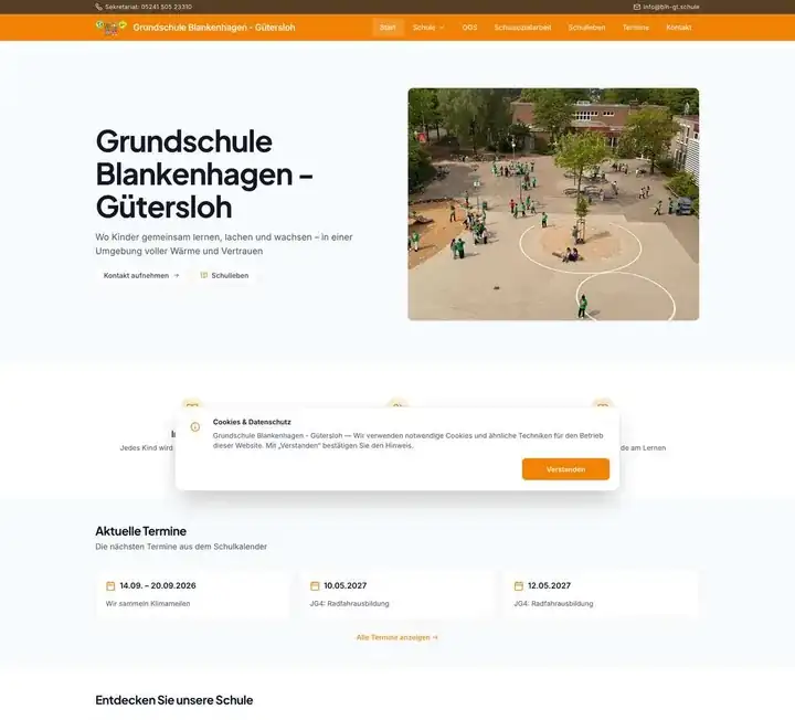 Grundschule Blankenhagen Website